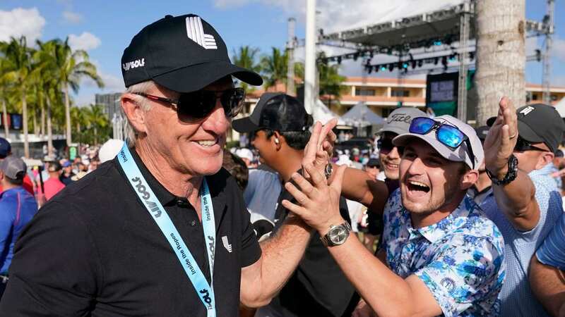 Greg Norman was in bullish mood on the eve of the 2023 LIV Golf season (Image: Lynne Sladky/AP/REX/Shutterstock)
