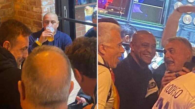 Roberto Carlos blows fans away by enjoying pint in Liverpool bar ahead of clash