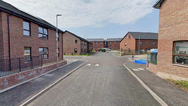 The teenage girl was found walking along St Andrews Way in Whitecrook, Clydebank (Image: Google Streetview)