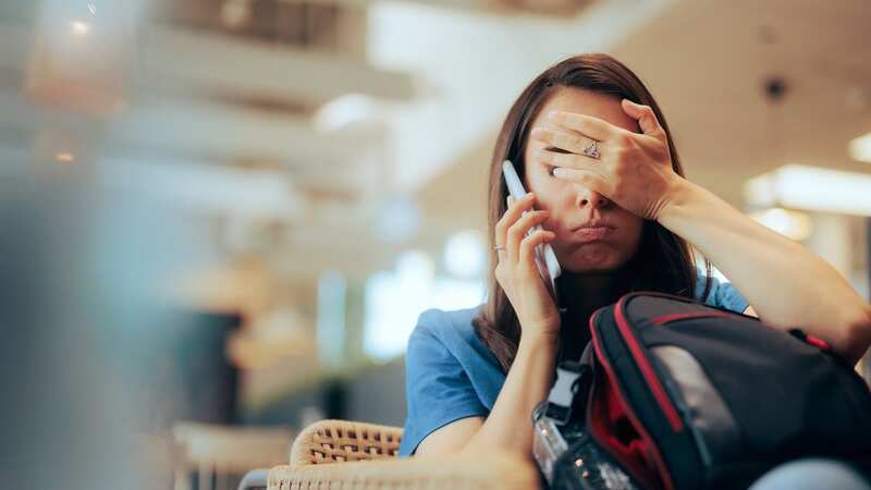 The fearful wife was left at the airport (Image: Getty Images/iStockphoto)