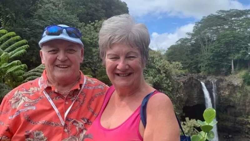 Medics were unable to revive dad John Thompson, 74, after he collapsed in front of his wife Eileen on a cruise in Hawaii (Image: Gofundme)