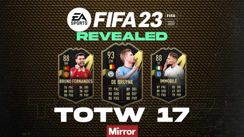 FIFA 23 TOTW 17 squad revealed with Kevin De Bruyne and Bruno Fernandes (Image: EA SPORTS FIFA)