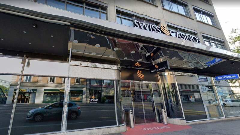 The winner was playing on a high-paying Swiss Jackpot slot machine at the Casino Zurich in Zurich on Saturday (Image: Google Maps)