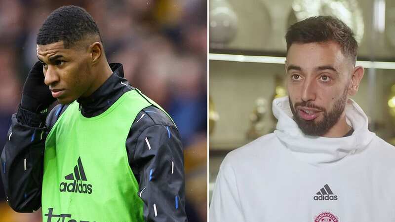 Fernandes admits Man Utd dressing room were scared after Rashford axe