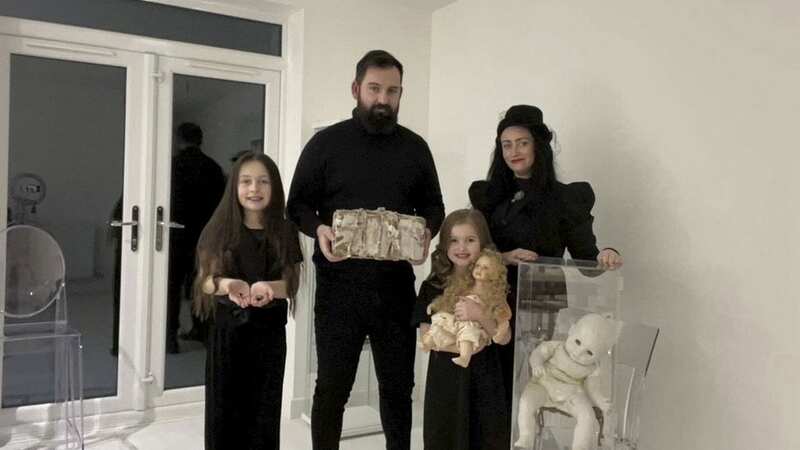 Real life Addams Family hear girl crying and smell rotten eggs in haunted home