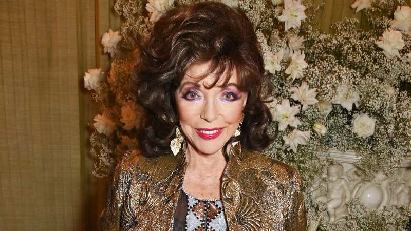 Dame Joan Collins has told fans she was almost knocked over by a cyclist recently (Image: Dave Benett/Getty Images)