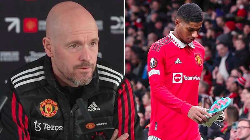Ten Hag gives Rashford update after Man Utd forward spotted hobbling