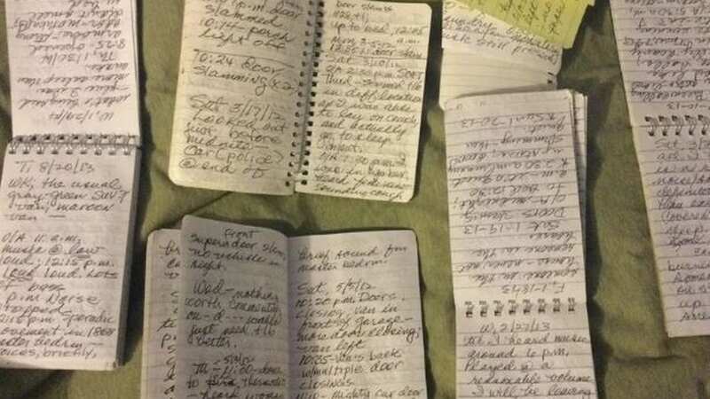 The woman was searching for bargains when she came across the notebooks (Image: Reddit)