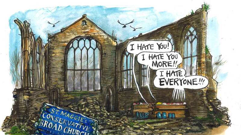 Martin Rowson on Conservative infighting (Image: Martin Rowson)