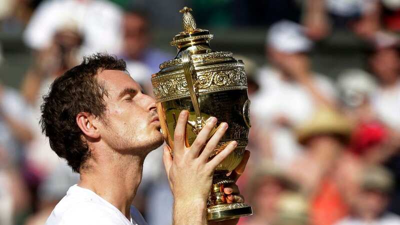 Andy Murray kisses the winner