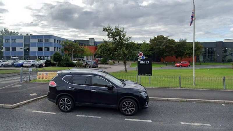 A protest at Unity Academy in Blackpool only lasted 