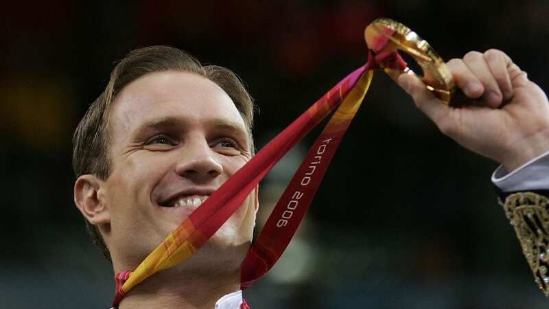 Kostomarov after winning gold in Turin in 2006 (Image: Getty Images)