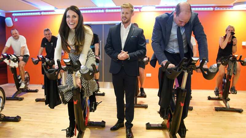 Kate beats Prince William in gruelling spin race - and he looks destroyed