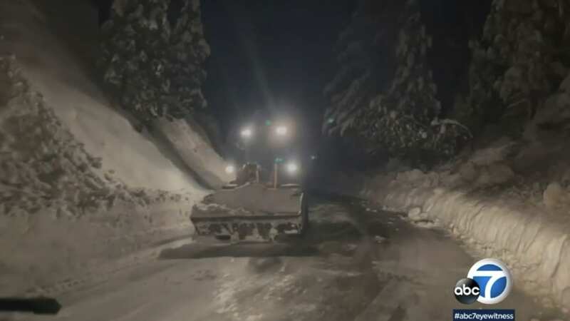 Hundreds of Irvine Unified School District students are stranded at science camps due to heavy snowfall (Image: ABC7)