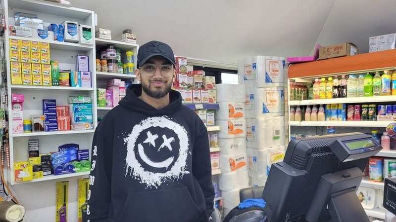 Mohsin Kamal, who works at a local store said prices had had to go up for the shop to stay afloat (Image: Nottingham Post/ Joel Moore)