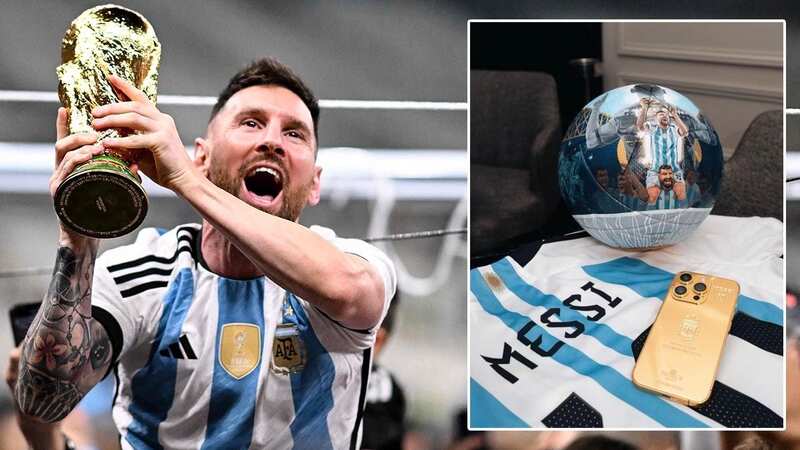 Lionel Messi commissioned the personalised gifts for his Argentina teammates (Image: INSTAGRAM@https://www.instagram.com/p/CpQqRWQtE0e/)