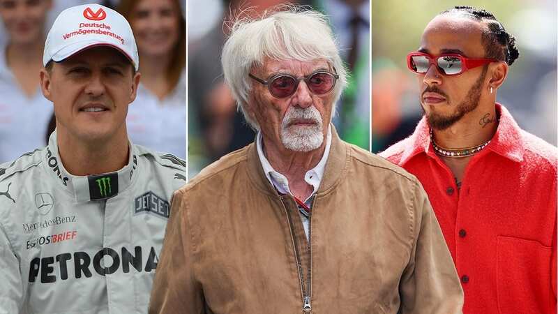 Ecclestone does not believe Hamilton deserves to share his world title record with Schumacher (Image: Getty Images)