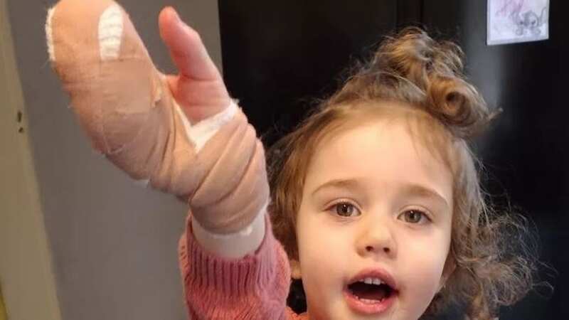 Aila Dunbar has lost the tip of her finger (Image: MEN MEDIA)
