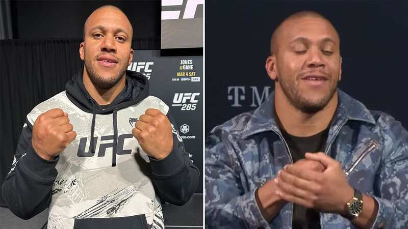 Ciryl Gane responds to broken hand rumours ahead of Jones UFC title fight