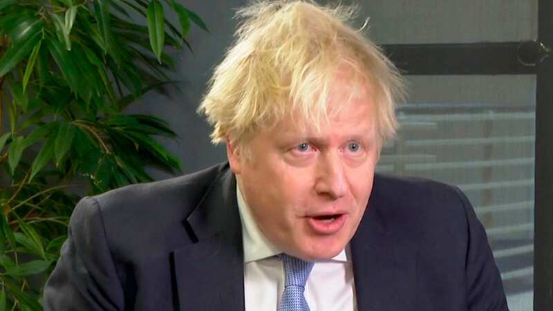 Boris Johnson spoke to broadcasters this afternoon