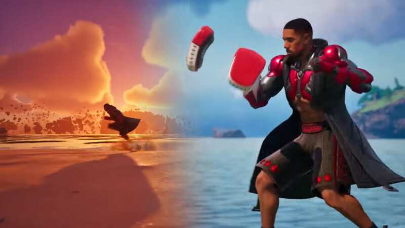 Step into the ring and train with Adonis Creed for some XP and a new Spray (Image: Epic Games)
