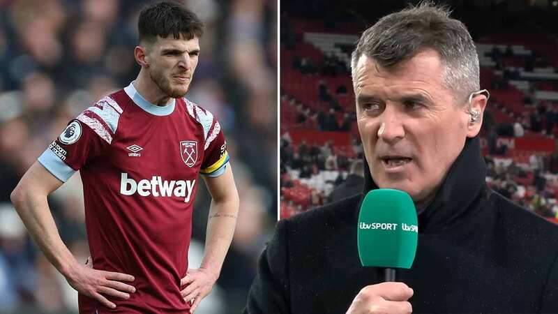Roy Keane has regularly been a critic of Declan Rice (Image: Getty Images/ ITV Sport)