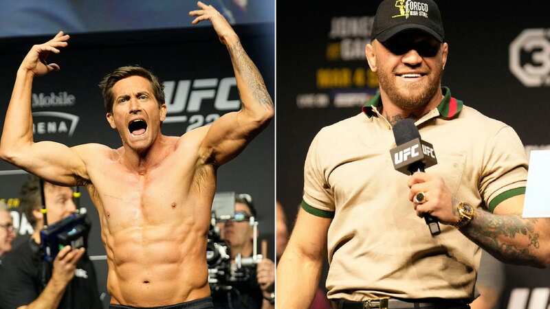 Conor McGregor gatecrashes UFC weigh-ins to promote movie with Jake Gyllenhaal