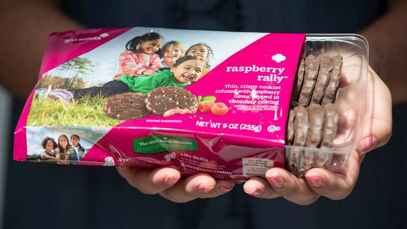 Girl Scouts cookies are reselling for up to £100 on eBay, despite costing only £5 (stock photo) (Image: TNS)