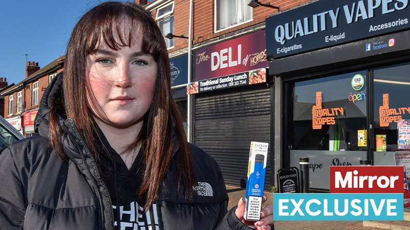 Alexandra Green, 16, from the North East, was able to buy five vapes from five different shops (Image: North News & Pictures Ltd nort)