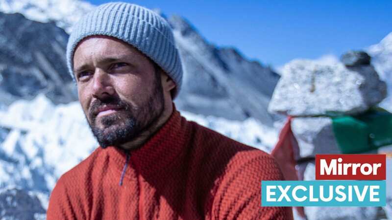 Spencer Matthews at Everest Base Camp in the Disney+ film Finding Michael (Image: PA)
