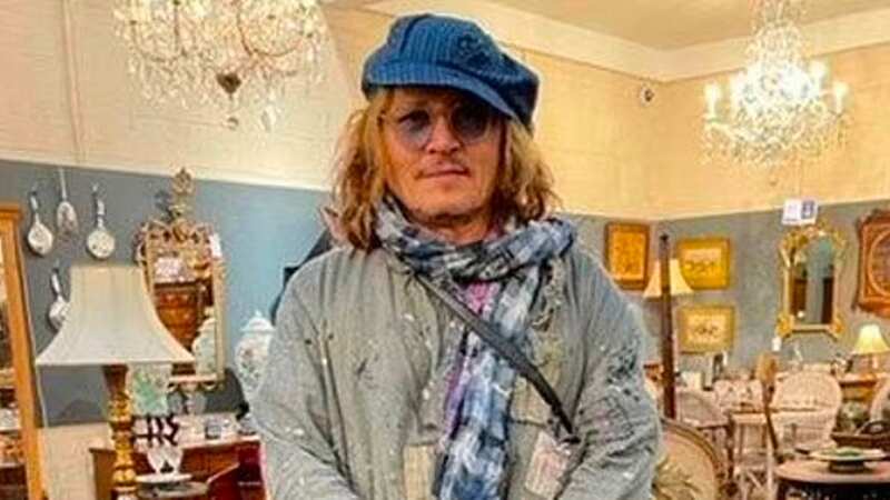 Johnny Depp at Hemswell Antique Centres in Lincolnshire (Image: HEMSWELL ANTIQUE CENTRES)