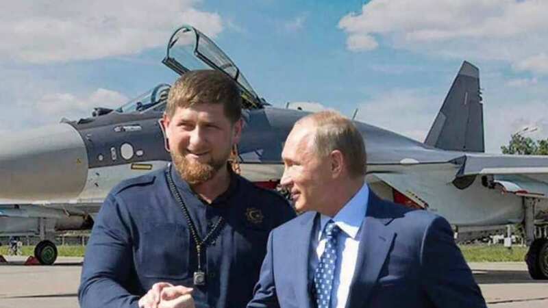 Head of Chechnya Ramzan Kadyrov with the President of Russia Vladimir Putin (Image: Kadyrov_95/east2west news)