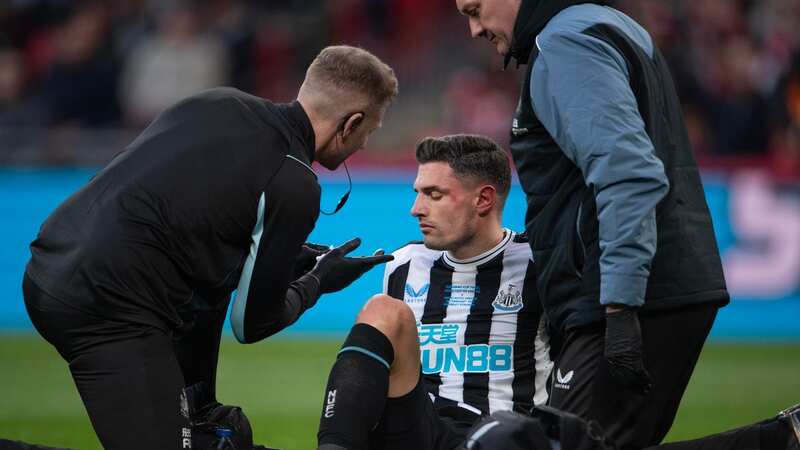Fabian Schar suffered concussion in the Carabao Cup final (Image: Visionhaus/Getty Images)