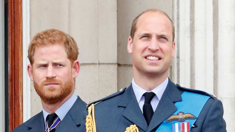 Prince William behind Harry and Meghan