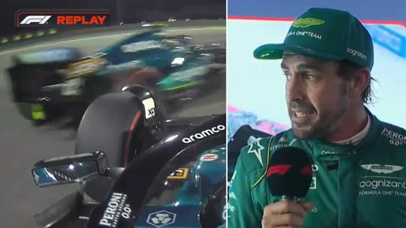 Fernando Alonso spoke about team-mate Lance Stroll after finishing on the podium in Bahrain (Image: Sky Sports)