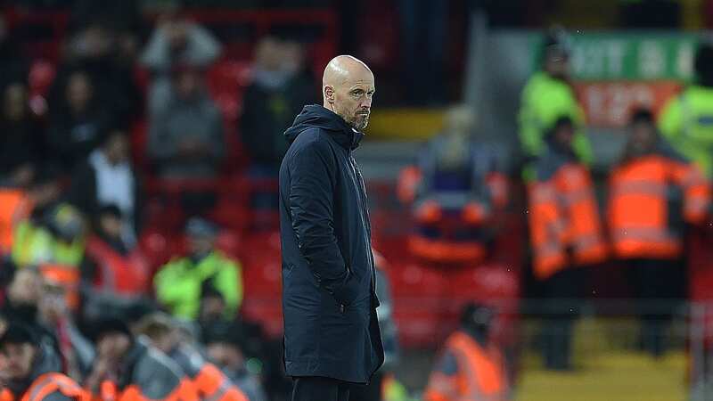 Erik ten Hag could only watch on helplessly as the goals flew in (Image: Ash Donelon/Manchester United via Getty Images)