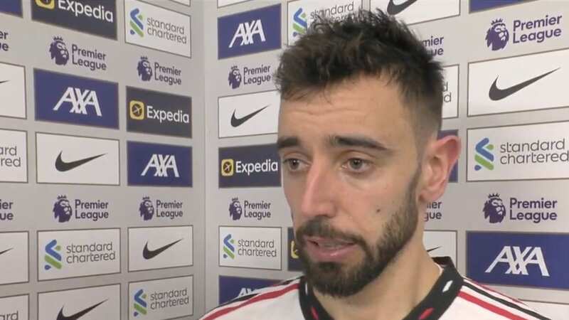 Fernandes responds to Liverpool defeat after Neville brands him "disgrace"