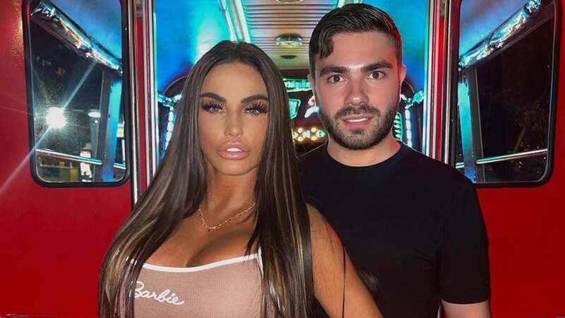 Katie Price showcases huge boobs as leotard stretched to the max after split