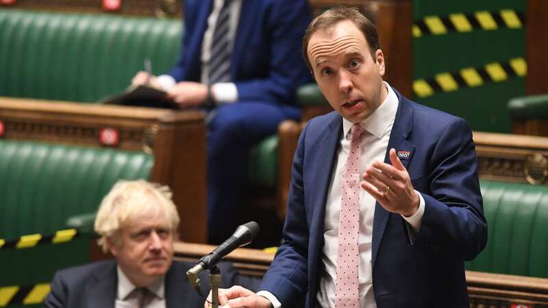 Matt Hancock wanted more publicity when the first coronavirus vaccine was announced, leaked messages suggest (Image: JESSICA TAYLOR/UK PARLIAMENT/HANDOUT/EPA-EFE/REX/Shutterstock)