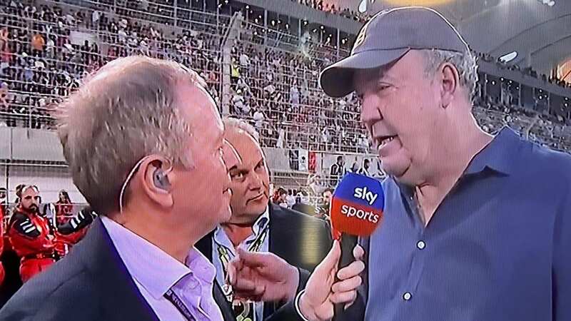 Jeremy Clarkson told Martin Brundle the F1 teams he has a soft spot for (Image: Sky Sports)