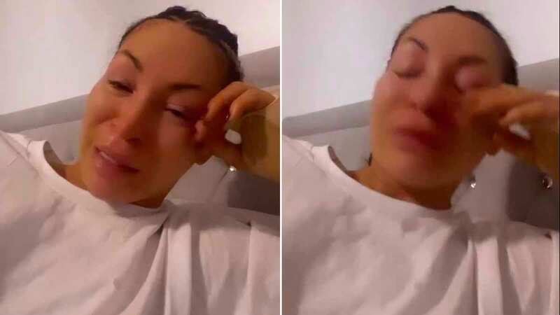 AJ Bunker breaks down in tears after losing fight to OnlyFans star Astrid Wett