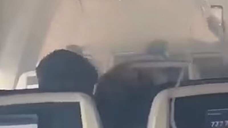 Plane fills with smoke after aircraft strikes bird and engine catches fire