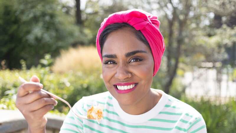 Nadiya Hussain has launched a collaboration with WUKA (Image: BBC/Wall to Wall Media Ltd/Cliff Evans)