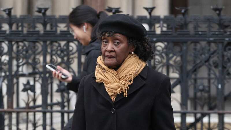 Norma Gibbons outside Central London County Court (Image: Champion News)
