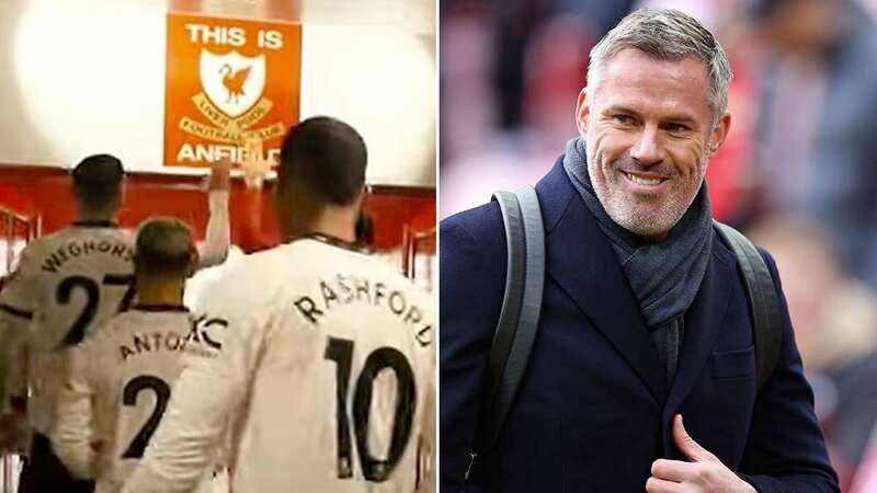 Jamie Carragher has been having plenty of fun on social media at Man United