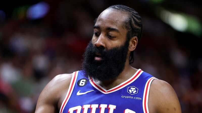James Harden reacted angrily to fan criticism online (Image: Getty Images)