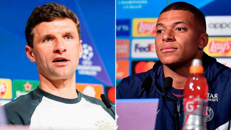 Thomas Muller is relishing the prospect of keeping Kylian Mbappe quiet (Image: T. Kieslich/FC Bayern via Getty Images)
