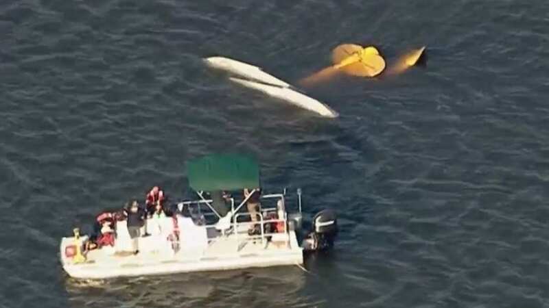 One person was confirmed dead after the mid-air crash (Image: WFLA)