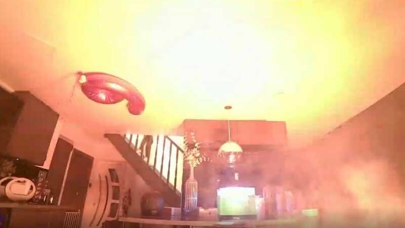 Horrifying video shows dangers of lithium batteries as house bursts into flames