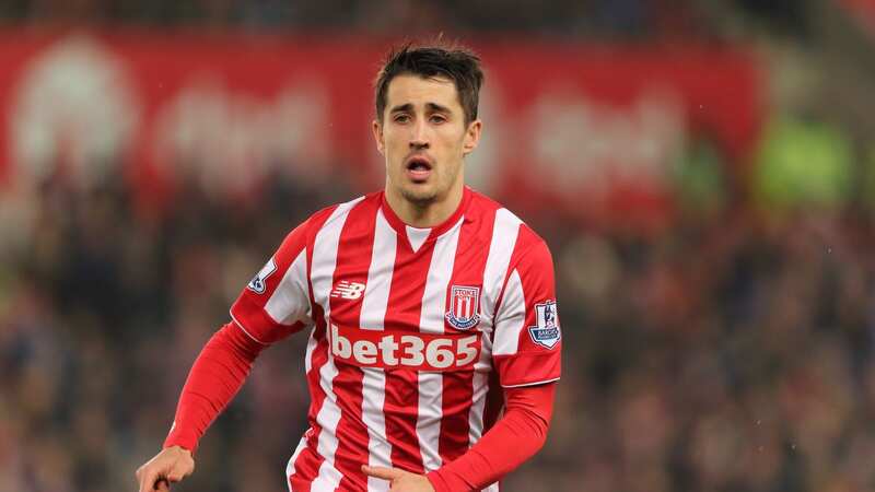 Bojan Krkic scores for Stoke against Leicester (Image: Getty Images)